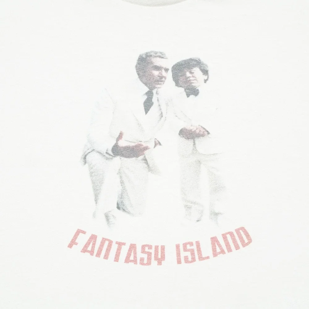 Vintage Fantasy Island Show Mr Roarke Tattoo Ricardo‎ Montalban  Shirt Adult XL